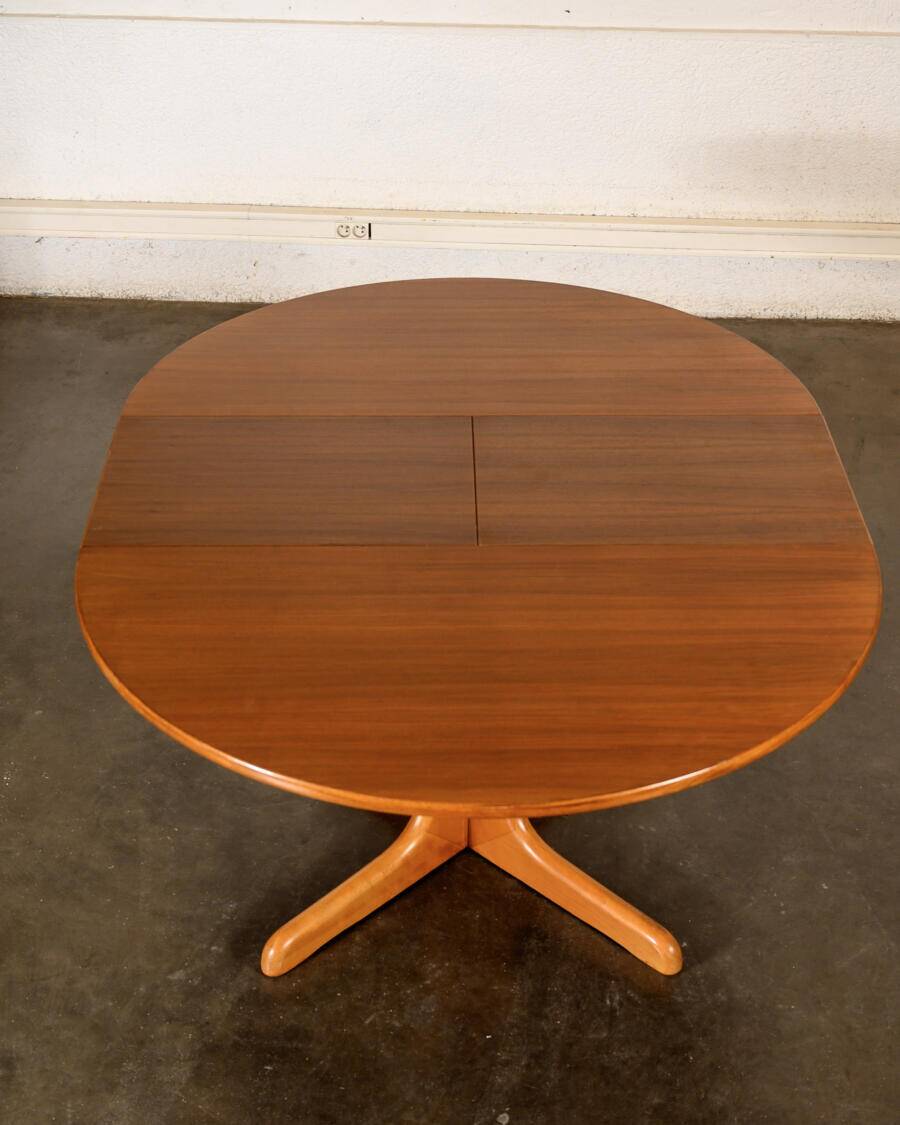 Table ronde extensible piètement étoile
