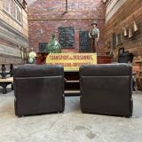 80s leather living room set