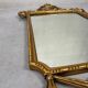 Large gilded mantel mirror – wood