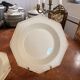 Old Lot Faience Plate Creil Montereau 19th Century Ivory Pearl Decor
