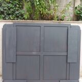 Headboard for a 160 bed in walnut.