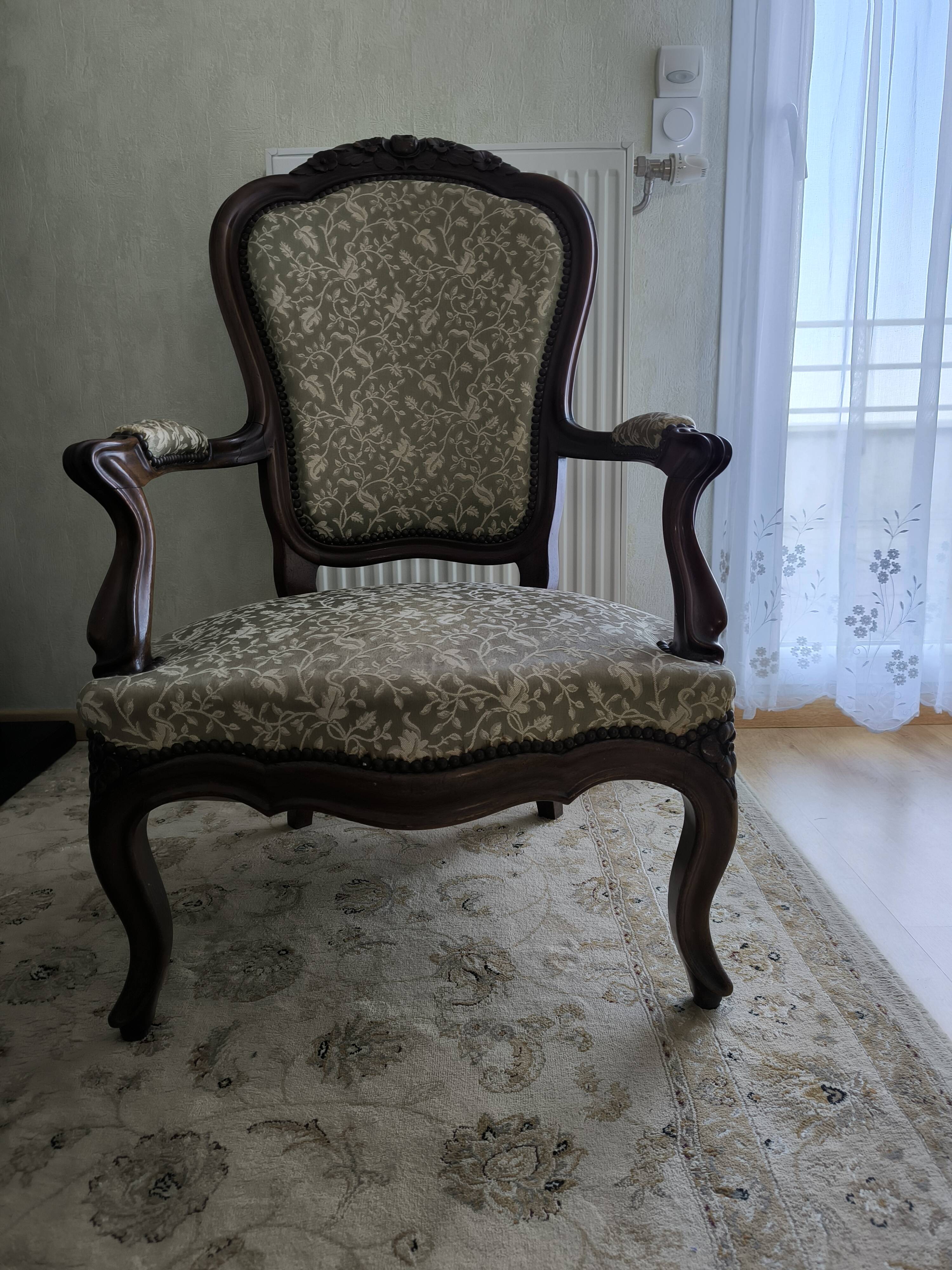 Paire fauteuils Napoléon III