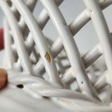 Lattice ceramic basket