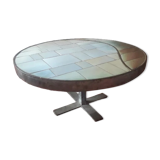 Table basse fer et ceramique