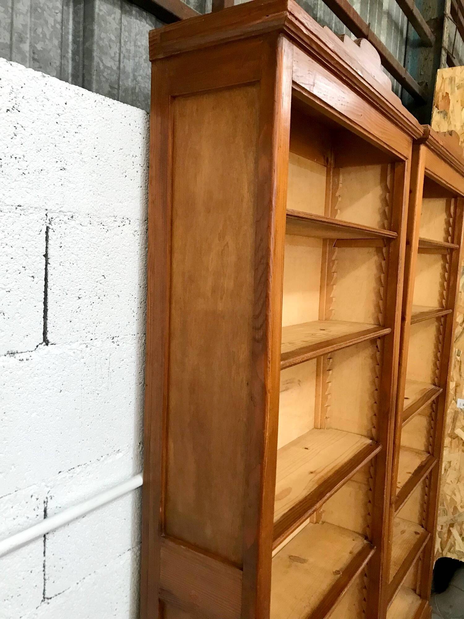 Art Deco wooden bookcases 1930
