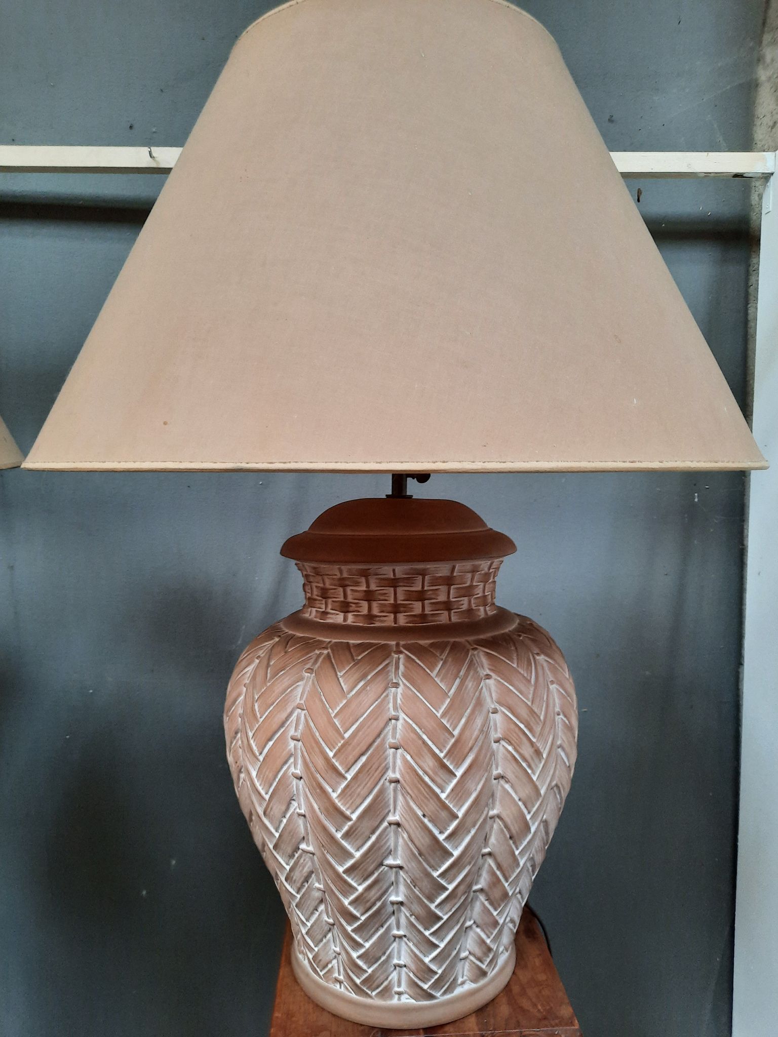 Paire de lampe decorative