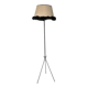 Black iron tripod floor lamp - Vintage 1950s / 1960s