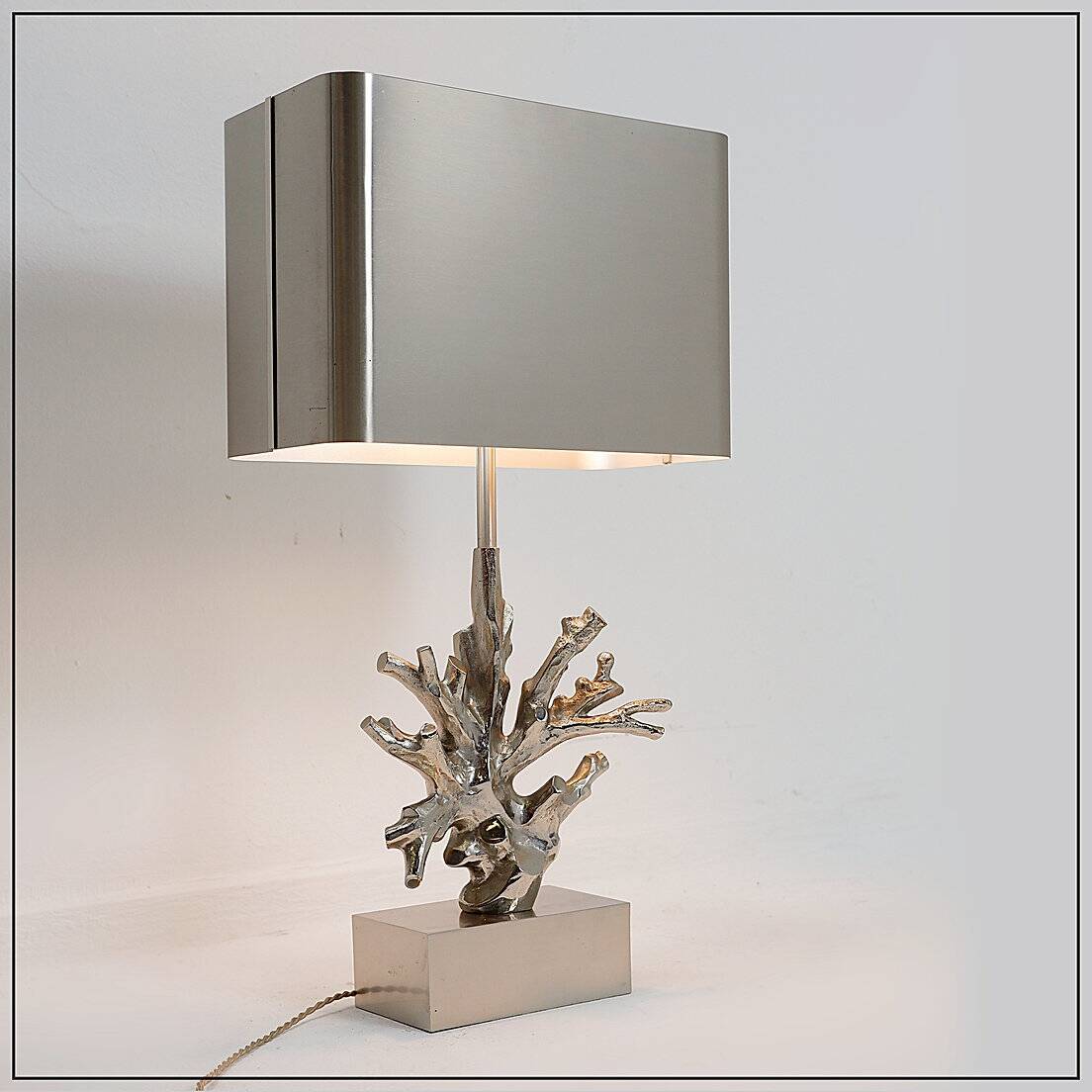 "Coral" table lamp Maison Charles - 1970s