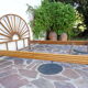 Double rattan bed 60s
