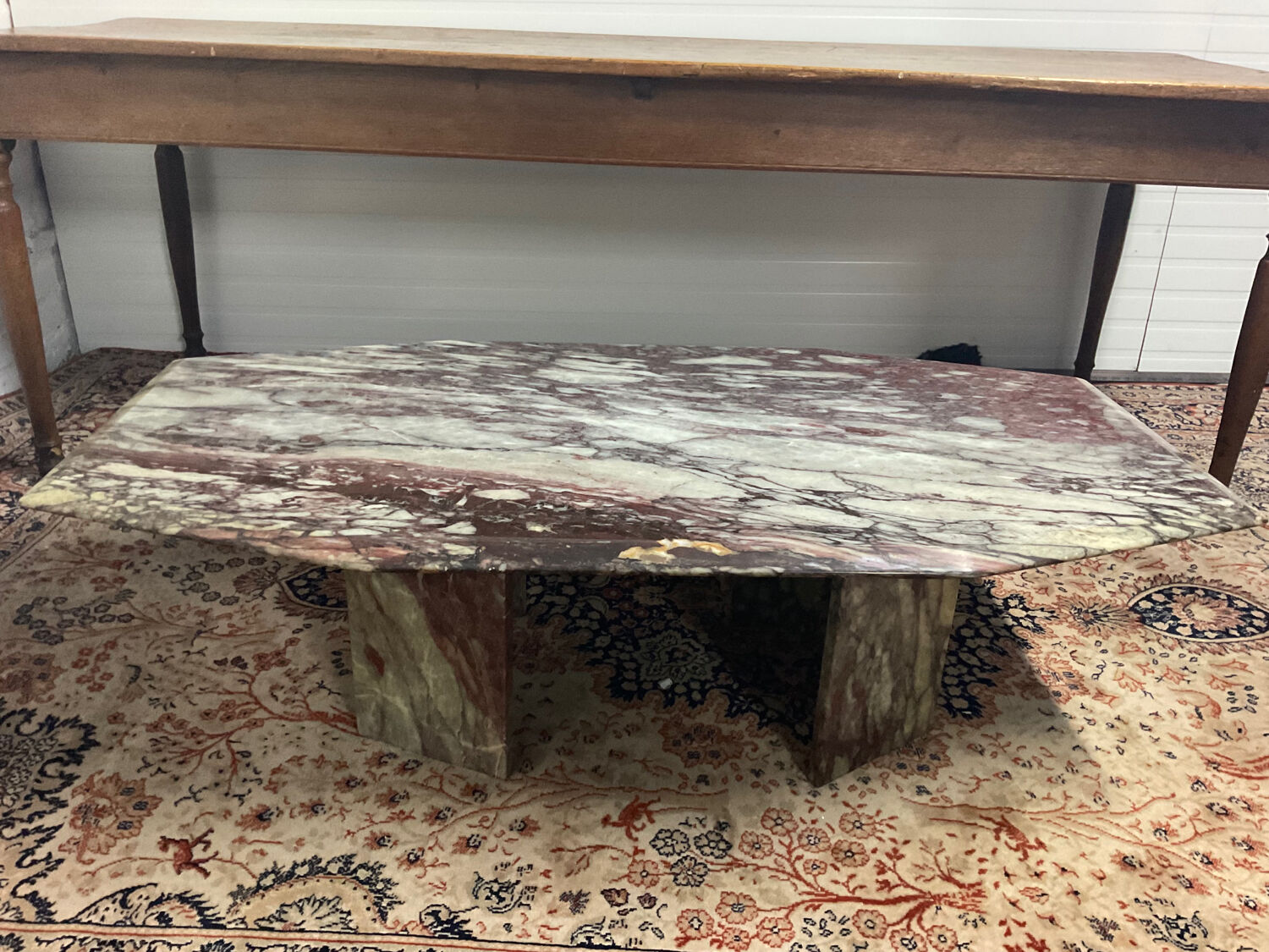 Vintage marble coffee table