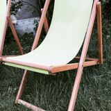 Set of two yellow Chilean chairs