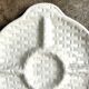 Italian woven earthenware compartment dish