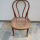 Chaise Thonet ancienne en bois courbé et cannage