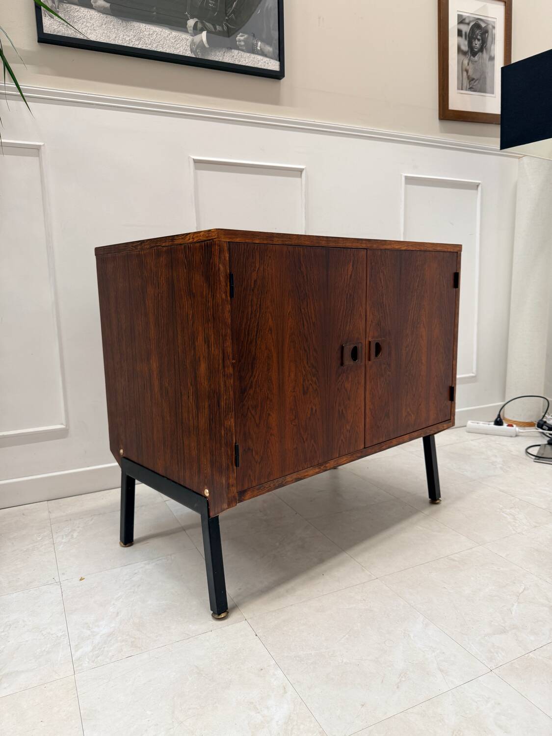 Modernist rosewood sideboard