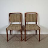 Set of two Scandinavian-style dining chairs