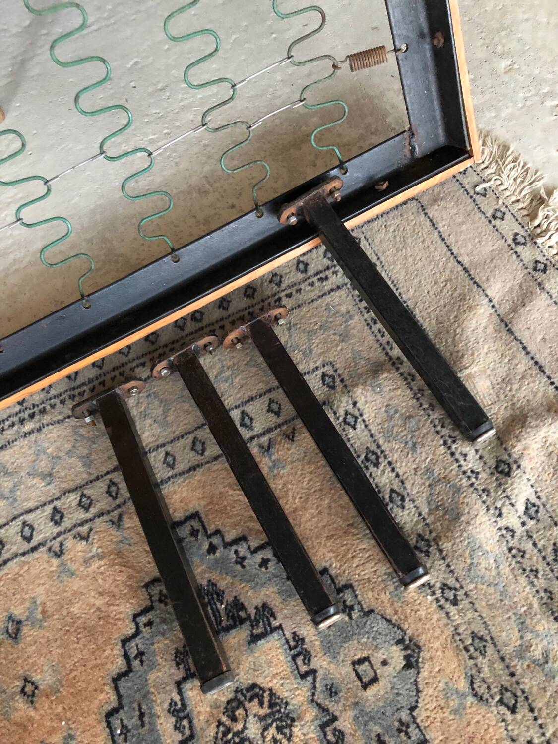 Set of 2 single beds Vintage 70s
