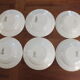 6 vintage Digoin Sarreguemines hollow plates model Cibon Lot 7