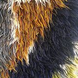 Swedish wool rug from the 60s