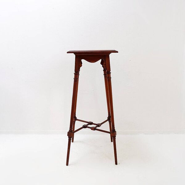 Sellette ancienne en bois style Art Nouveau