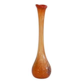 Soliflore en verre souflé de Murano 1970