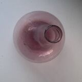 Bubbled purple vase