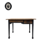 Bureau en bois peint