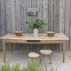 Table de ferme brute