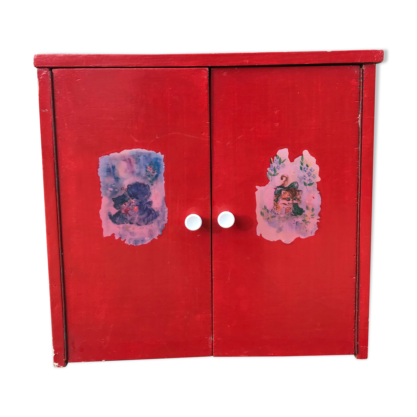 Doll clothes cabinet- Vintage toy