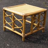 small rattan coffee table