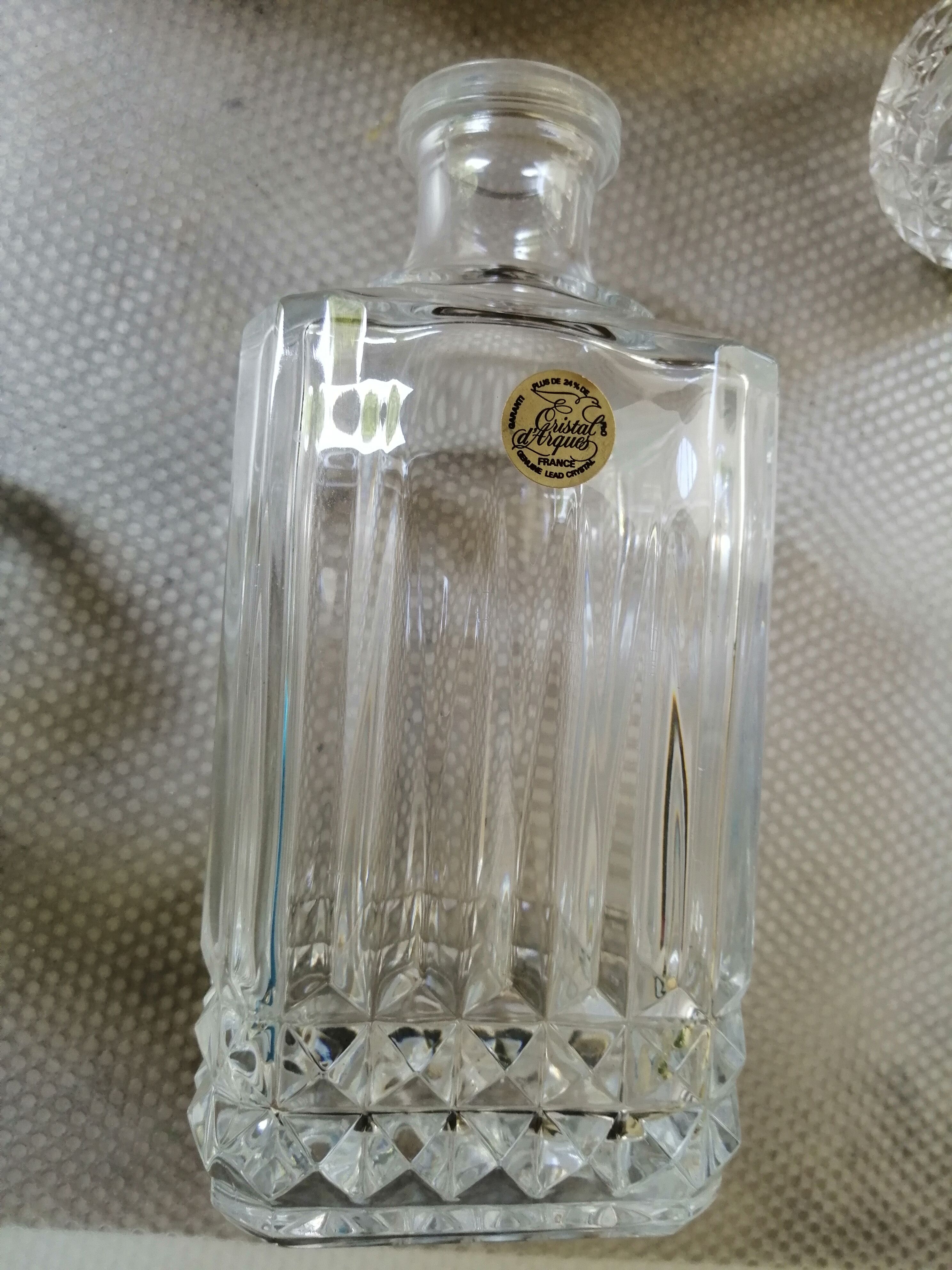Vintage Arques crystal whisky service