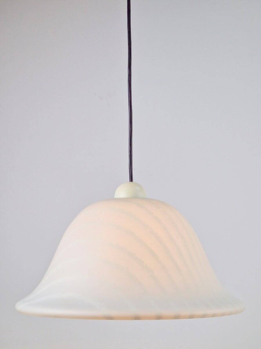 Vintage Pendant Zebra Lamp from Peill & Putzler, 1960s