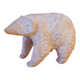 Stone bear sculpture, folk art
