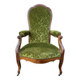 19's voltaire rack and pinion armchair