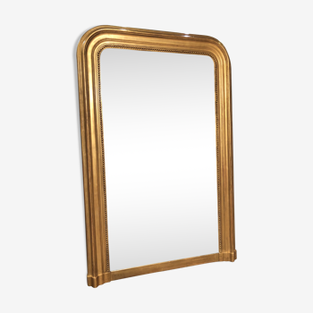 Mirror 130 x 85 louis philippe gilding sheet dor