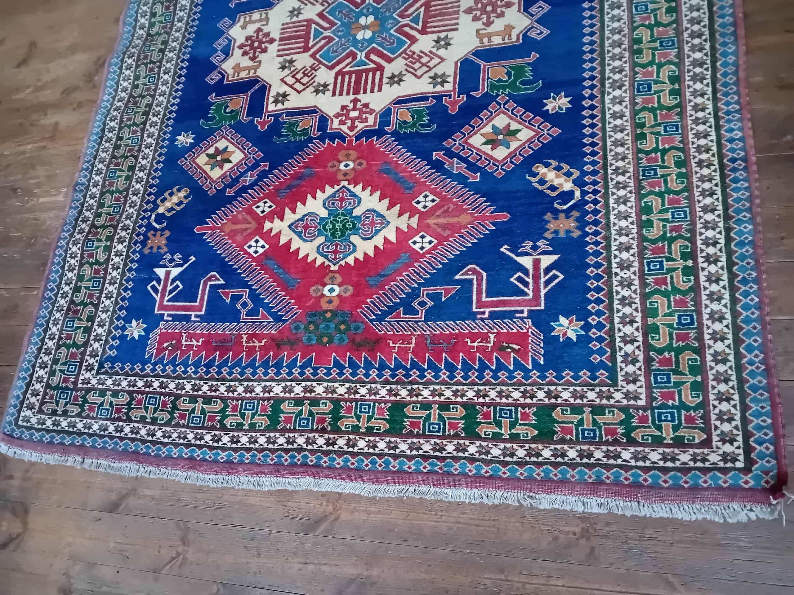 Handmade Chechen Caucasian Rug 234x175cm