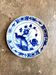 Assiette delft en porcelaine bleue