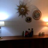 2 70s vintage Plexiglas lamps