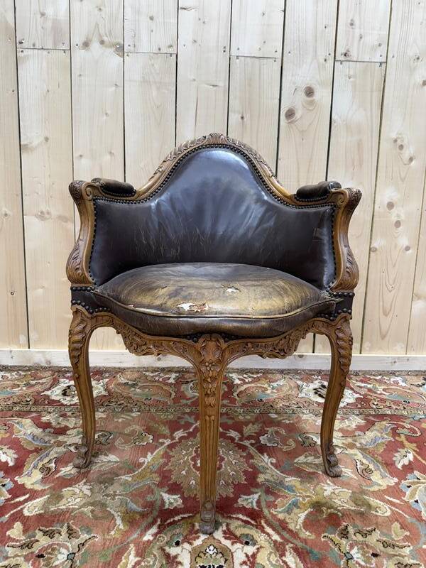 Fauteuil de bureau style Louis XV style "Couillard"