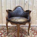 Fauteuil de bureau style Louis XV style "Couillard"