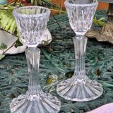 Vintage crystal candlesticks