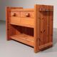 Scandinavian Brutalist pine cabinet by Hans Frydendal