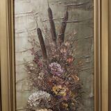 Oil on canvas by Robert MOGISSE - Bouquet of flowers
