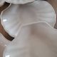 9 scallop shells in glazed stoneware