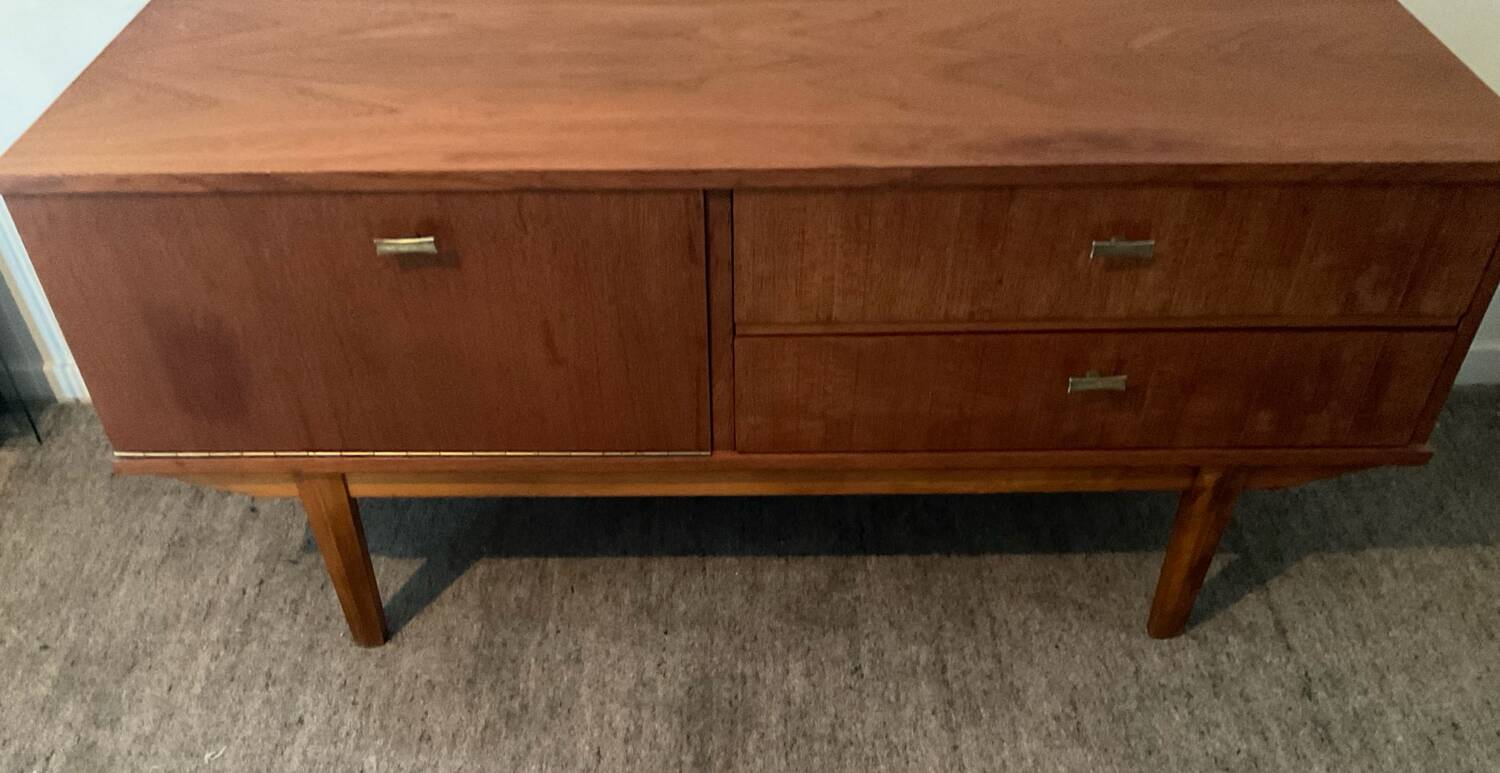 Vintage teak TV stand