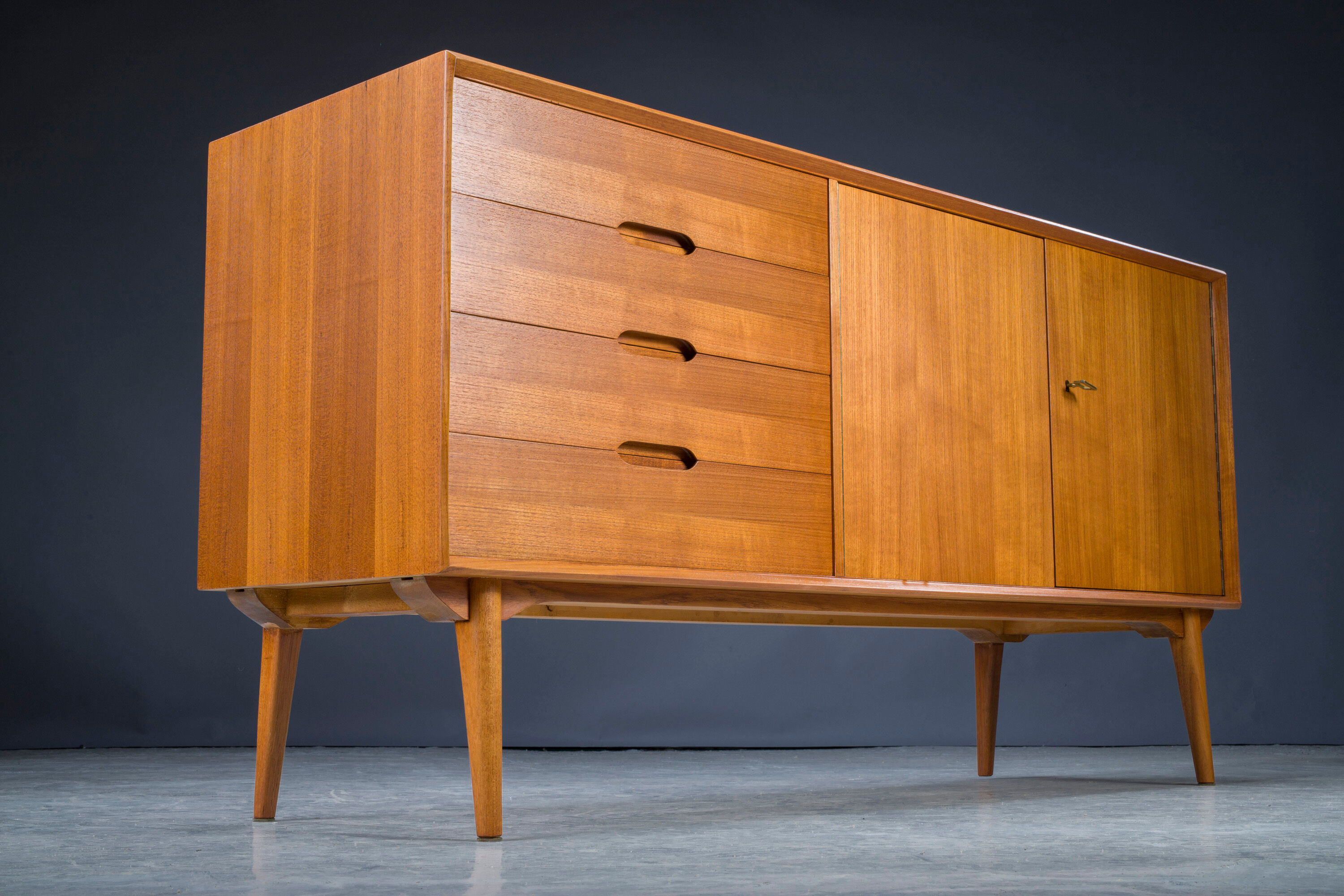Mid-Century Teak Sideboard by Rex Raab for Wilhelm Renz, Germany, 1960s