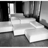Extra wall leather sofa living divani