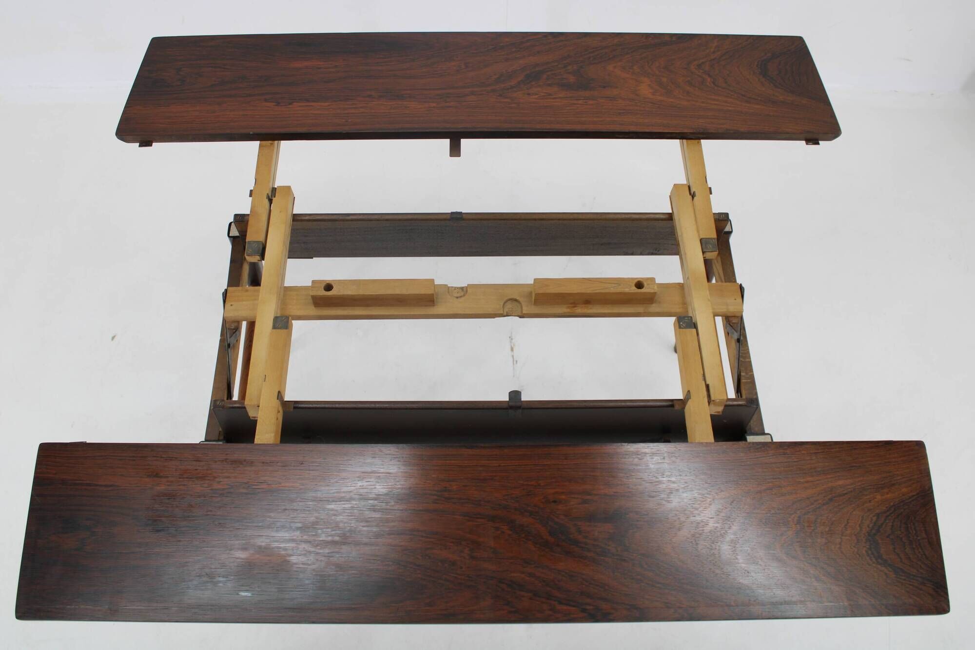 1960s Danish Adjustable Coffee Table