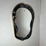 Decorative brass mirror