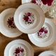 Set of 6 plates hollow vintage Moulin des Loups