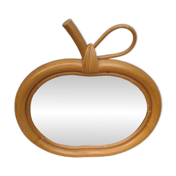 Miroir pomme vintage décoration campagne bohème enfants